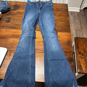 Women's Blue Flared Jeans
